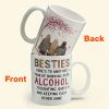 Here's To Another Year Of Bonding Over Alcohol - Personalized Mug Here's To Another Year Of Bonding Over Alcohol - Personalized Mug