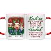 Here's To Another Year Of Bonding Over Alcohol Christmas Best Friends - Bestie BFF Gift - Personalized Custom Accent Mug Here's To Another Year Of Bonding Over Alcohol Christmas Best Friends - Bestie BFF Gift - Personalized Custom Accent Mug