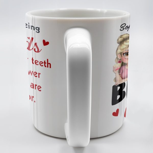 Here's To Being Friends, Even When Our Teeth Are In A Drawer - Personalized Custom Coffee Mug - BST493_MG Here's To Being Friends, Even When Our Teeth Are In A Drawer - Personalized Custom Coffee Mug - BST493_MG