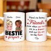 Here's To Being Friends, Even When Our Teeth Are In A Drawer - Personalized Custom Coffee Mug - BST493_MG Here's To Being Friends, Even When Our Teeth Are In A Drawer - Personalized Custom Coffee Mug - BST493_MG