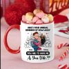 Here's Your Annual Reminder Of How Lucky, Personalized Accent Mug, Hugging Couple Gifts Here's Your Annual Reminder Of How Lucky, Personalized Accent Mug, Hugging Couple Gifts