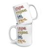 Heroes In Our Hearts - Family Personalized Custom Mug - Gift For Dad Heroes In Our Hearts - Family Personalized Custom Mug - Gift For Dad