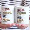 Heroes In Our Hearts - Family Personalized Custom Mug - Gift For Dad Heroes In Our Hearts - Family Personalized Custom Mug - Gift For Dad