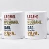 Heroes In Our Hearts - Family Personalized Custom Mug - Gift For Dad Heroes In Our Hearts - Family Personalized Custom Mug - Gift For Dad