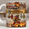 Heroic Firefighter Scene Personalized Coffee Mug - Personalized Custom Coffee Mug - FIF051_MG Heroic Firefighter Scene Personalized Coffee Mug - Personalized Custom Coffee Mug - FIF051_MG