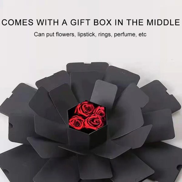 Hexagonal Explosion Gift Box with Photo Album for Valentine Hexagonal Explosion Gift Box with Photo Album for Valentine