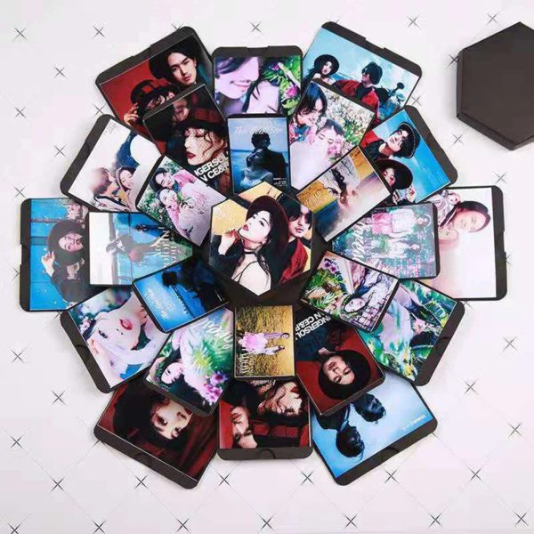 Hexagonal Explosion Gift Box with Photo Album for Valentine Hexagonal Explosion Gift Box with Photo Album for Valentine