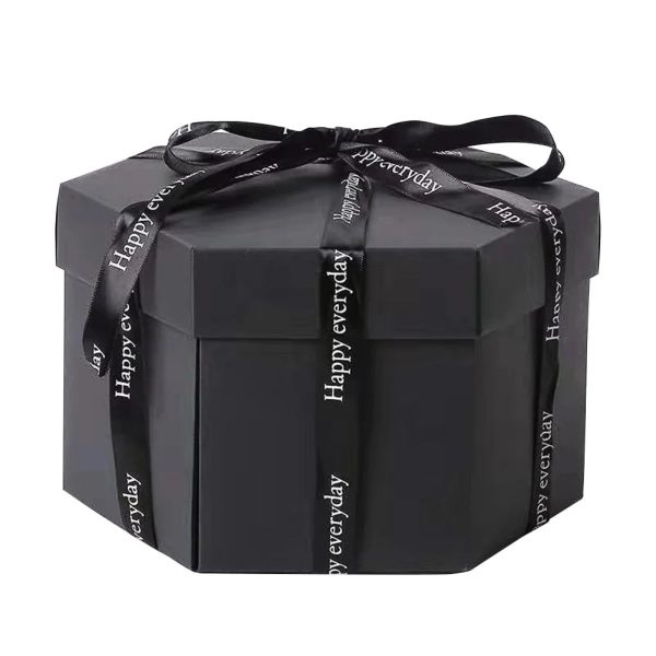 Hexagonal Explosion Gift Box with Photo Album for Valentine Hexagonal Explosion Gift Box with Photo Album for Valentine
