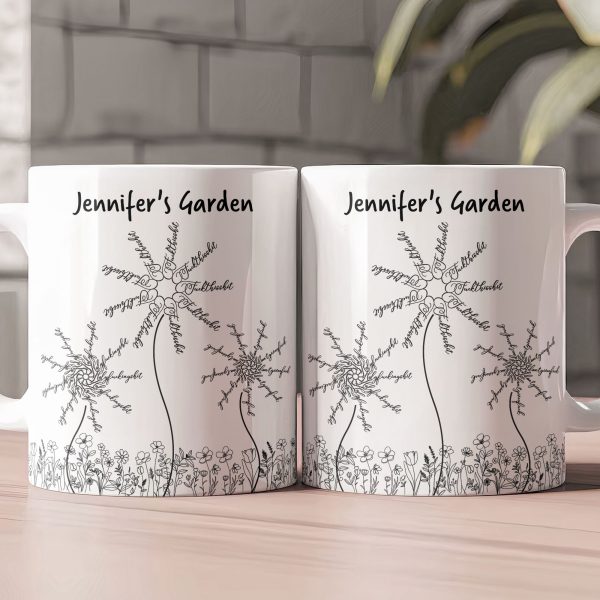 Hidden Swear Floral Funny Mug - For Friends, Coworkers, Self Gift - Personalized Mug Hidden Swear Floral Funny Mug - For Friends, Coworkers, Self Gift - Personalized Mug