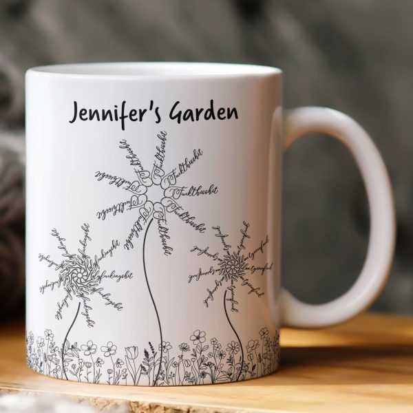 Hidden Swear Floral Funny Mug - For Friends, Coworkers, Self Gift - Personalized Mug Hidden Swear Floral Funny Mug - For Friends, Coworkers, Self Gift - Personalized Mug