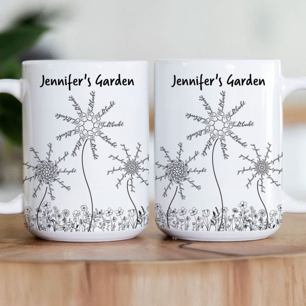 Hidden Swear Floral Funny Mug - For Friends, Coworkers, Self Gift - Personalized Mug Hidden Swear Floral Funny Mug - For Friends, Coworkers, Self Gift - Personalized Mug