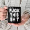 Hidden Swear Message Funny Mug - For Friends, Coworkers, Self Gift - Personalized Mug