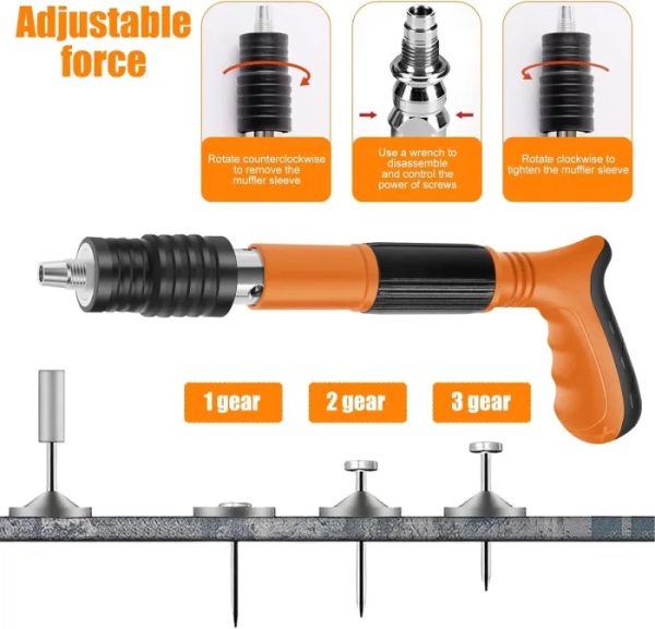 High-Power Concrete &Amp; Steel Nail Gun High-Power Concrete &Amp; Steel Nail Gun