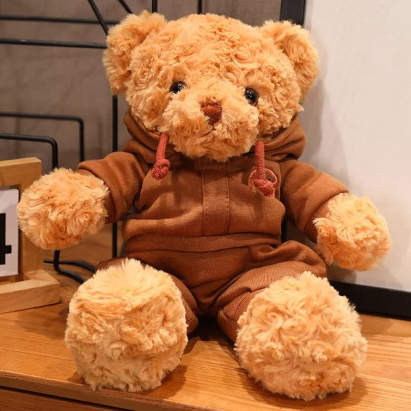 High Quality American Bear Plush Doll - Soft Teddy with Clothes