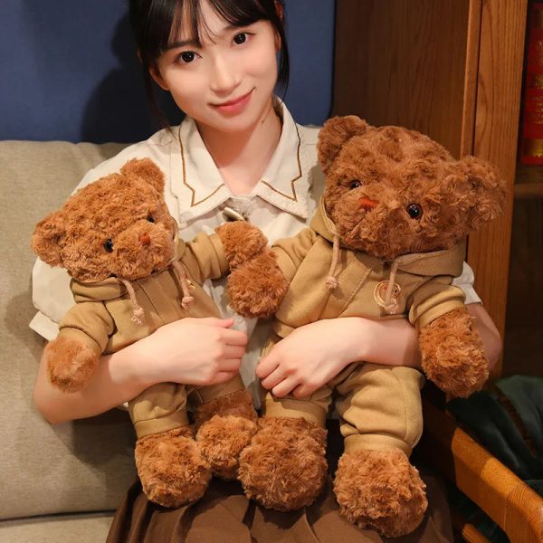 High Quality American Bear Plush Doll - Soft Teddy with Clothes