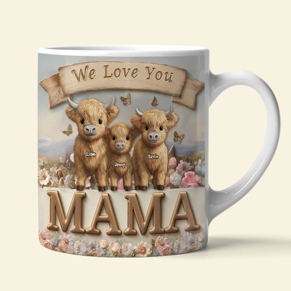Highland Cow Grandma Mug - Personalized Gifts For Grandma 05tgti140625 Highland Cow Grandma Mug - Personalized Gifts For Grandma 05tgti140625