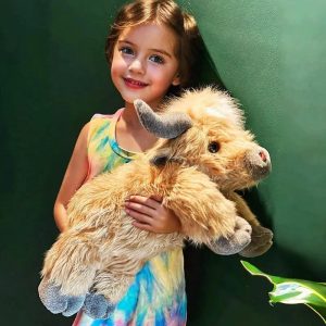 Highland Cow Plush Doll 45cm
