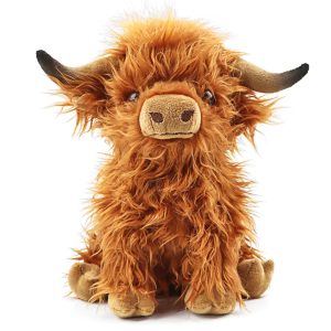 Highland Cow Plush Toy - Soft, Kawaii Stuffed Animal for Kids & Decor