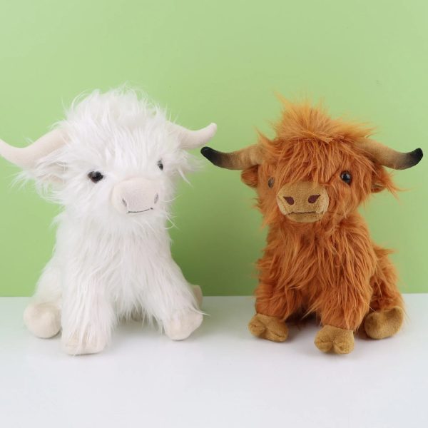 Highland Cow Plush Toy - Soft, Lifelike Stuffed Animal for Kids Highland Cow Plush Toy - Soft, Lifelike Stuffed Animal for Kids