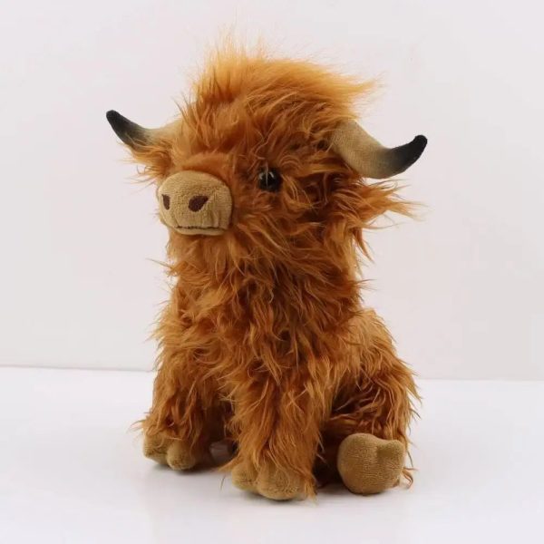 Highland Cow Plush Toy Soft Stuffed Farm Animal Doll Highland Cow Plush Toy Soft Stuffed Farm Animal Doll