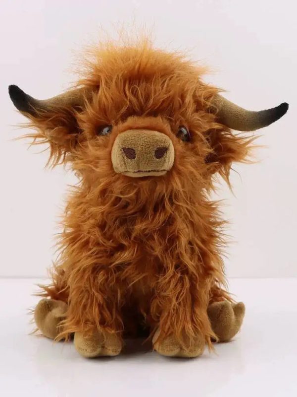 Highland Cow Plush Toy Soft Stuffed Farm Animal Doll Highland Cow Plush Toy Soft Stuffed Farm Animal Doll
