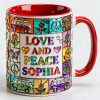 Hippie Bohemian Coffee Accent Mug - Personalized Gifts 02hydt200126
