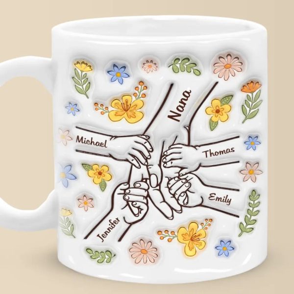 Hold Me Tight, Keep Me Safe - Personalized White Edge-to-Edge Mug - Gift For Mom, Mother's Day | HN02 Hold Me Tight, Keep Me Safe - Personalized White Edge-to-Edge Mug - Gift For Mom, Mother's Day | HN02