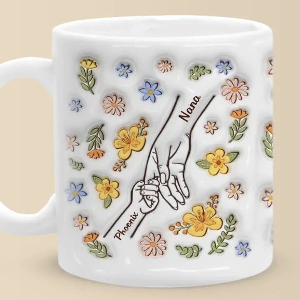 Hold Me Tight, Keep Me Safe - Personalized White Edge-to-Edge Mug - Gift For Mom, Mother's Day | HN02 Hold Me Tight, Keep Me Safe - Personalized White Edge-to-Edge Mug - Gift For Mom, Mother's Day | HN02