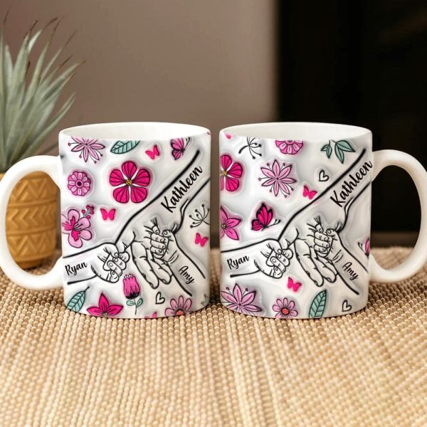 Hold My Hand, Hold My Heart 3D Mug Personalized Gift DM01 890941 Hold My Hand, Hold My Heart 3D Mug Personalized Gift DM01 890941