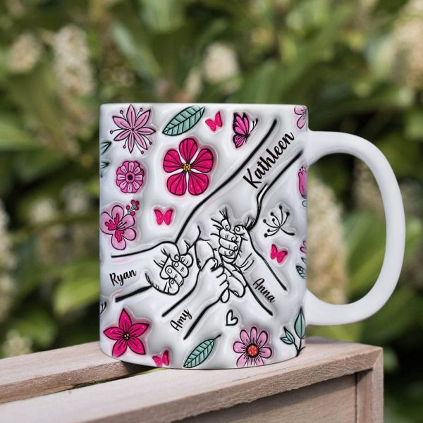 Hold My Hand, Hold My Heart 3D Mug Personalized Gift DM01 890941 Hold My Hand, Hold My Heart 3D Mug Personalized Gift DM01 890941