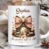 Holy Night Nativity Scene Jesus Personalized Mug, The Greatest Gift of All Matthew 1:21 Christian Christmas Gift with Custom Name Holy Night Nativity Scene Jesus Personalized Mug, The Greatest Gift of All Matthew 1:21 Christian Christmas Gift with Custom Name