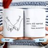 Holy Smokes Still Married Happy Anniversary Holding Hands Mug - Personalized Custom Coffee Mug - CPL135_MG Holy Smokes Still Married Happy Anniversary Holding Hands Mug - Personalized Custom Coffee Mug - CPL135_MG