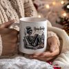 Homebody Reading Skeleton Personalized Mug, Funny Lazy Selfcare Gift with Custom Name Homebody Reading Skeleton Personalized Mug, Funny Lazy Selfcare Gift with Custom Name