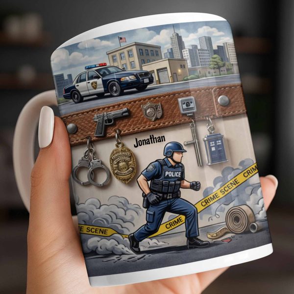 Honor A Law Enforcement Officer With A Custom Police Mug - Personalized Custom Coffee Mug - OFC030_MG Honor A Law Enforcement Officer With A Custom Police Mug - Personalized Custom Coffee Mug - OFC030_MG