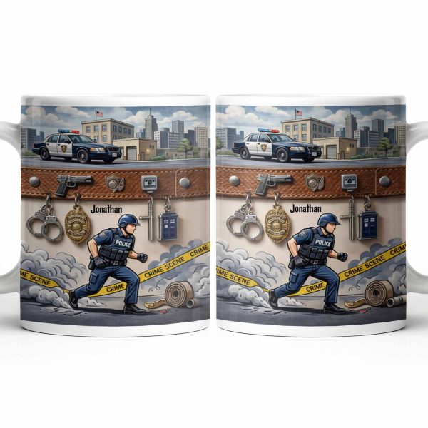 Honor A Law Enforcement Officer With A Custom Police Mug - Personalized Custom Coffee Mug - OFC030_MG Honor A Law Enforcement Officer With A Custom Police Mug - Personalized Custom Coffee Mug - OFC030_MG