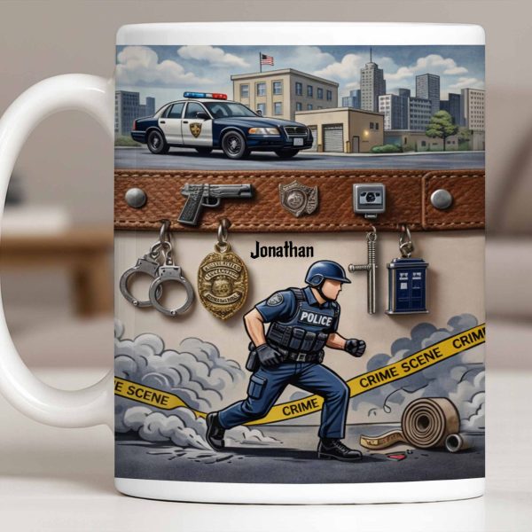 Honor A Law Enforcement Officer With A Custom Police Mug - Personalized Custom Coffee Mug - OFC030_MG Honor A Law Enforcement Officer With A Custom Police Mug - Personalized Custom Coffee Mug - OFC030_MG