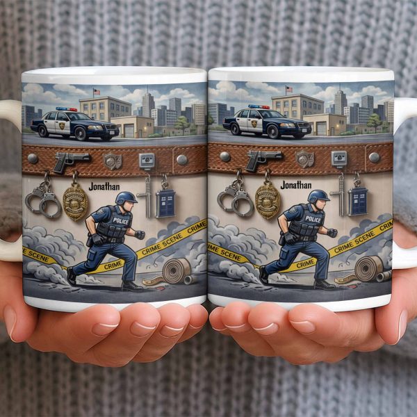 Honor A Law Enforcement Officer With A Custom Police Mug - Personalized Custom Coffee Mug - OFC030_MG Honor A Law Enforcement Officer With A Custom Police Mug - Personalized Custom Coffee Mug - OFC030_MG