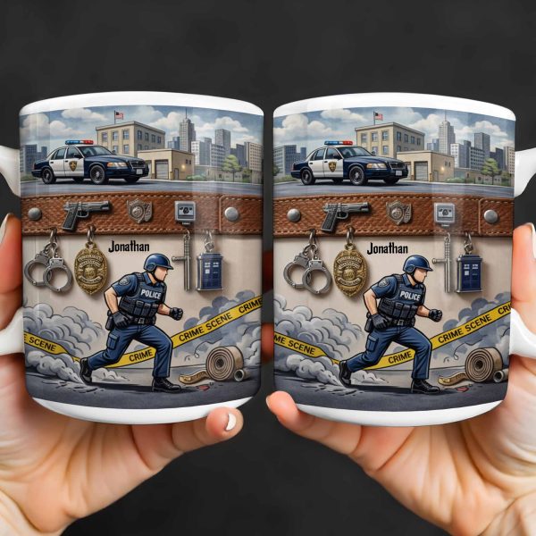 Honor A Law Enforcement Officer With A Custom Police Mug - Personalized Custom Coffee Mug - OFC030_MG Honor A Law Enforcement Officer With A Custom Police Mug - Personalized Custom Coffee Mug - OFC030_MG