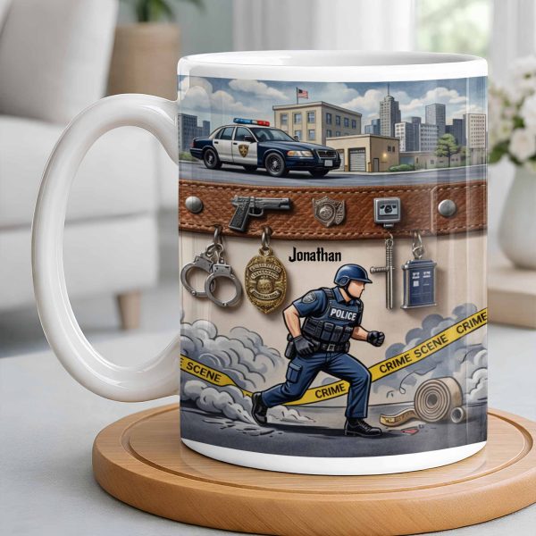 Honor A Law Enforcement Officer With A Custom Police Mug - Personalized Custom Coffee Mug - OFC030_MG Honor A Law Enforcement Officer With A Custom Police Mug - Personalized Custom Coffee Mug - OFC030_MG