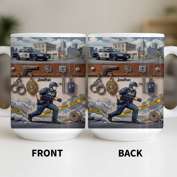 Honor A Law Enforcement Officer With A Custom Police Mug - Personalized Custom Coffee Mug - OFC030_MG Honor A Law Enforcement Officer With A Custom Police Mug - Personalized Custom Coffee Mug - OFC030_MG