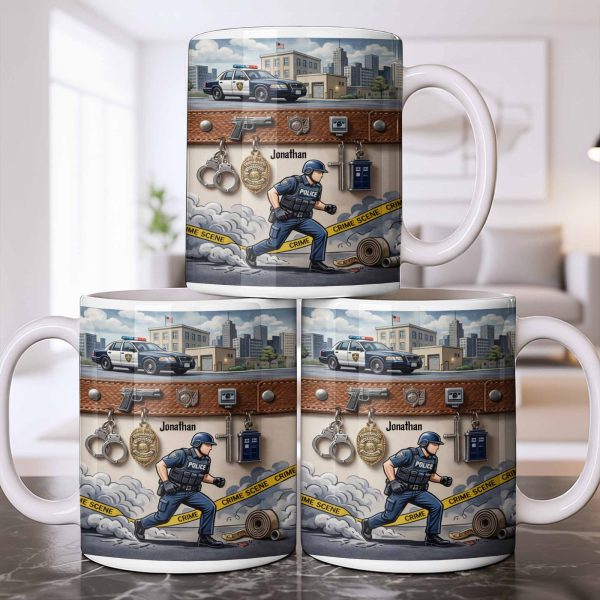Honor A Law Enforcement Officer With A Custom Police Mug - Personalized Custom Coffee Mug - OFC030_MG Honor A Law Enforcement Officer With A Custom Police Mug - Personalized Custom Coffee Mug - OFC030_MG