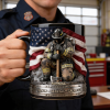 Honor Service Sacrifice - Personalized Accent Mug - Gift For Firefighter HH01