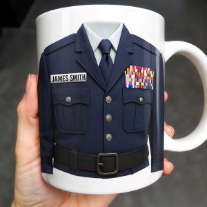 Honor Your Service With This Personalized Uniform Badge Mug - Personalized Custom Coffee Mug - OFC023_MG