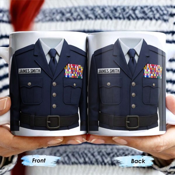 Honor Your Service With This Personalized Uniform Badge Mug - Personalized Custom Coffee Mug - OFC023_MG Honor Your Service With This Personalized Uniform Badge Mug - Personalized Custom Coffee Mug - OFC023_MG