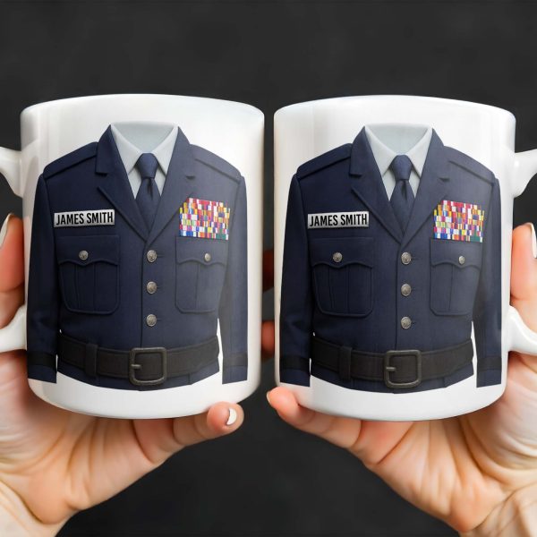 Honor Your Service With This Personalized Uniform Badge Mug - Personalized Custom Coffee Mug - OFC023_MG Honor Your Service With This Personalized Uniform Badge Mug - Personalized Custom Coffee Mug - OFC023_MG
