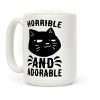 Horrible and Adorable - Cat Coffee Mug Horrible and Adorable - Cat Coffee Mug