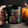 Horror Comic Classic Monsters Personalized Mug, Vintage Scary Halloween Gift with Custom Name Horror Comic Classic Monsters Personalized Mug, Vintage Scary Halloween Gift with Custom Name