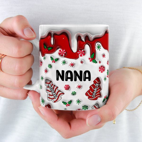 Hot Chocolate And Christmas Movies - Family Personalized Custom 3D Inflated Effect Printed Mug - Christmas Gift For Family Members Hot Chocolate And Christmas Movies - Family Personalized Custom 3D Inflated Effect Printed Mug - Christmas Gift For Family Members