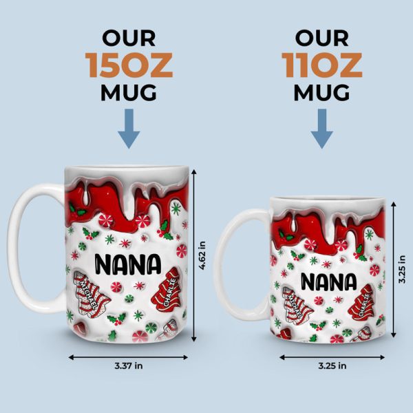 Hot Chocolate And Christmas Movies - Family Personalized Custom 3D Inflated Effect Printed Mug - Christmas Gift For Family Members Hot Chocolate And Christmas Movies - Family Personalized Custom 3D Inflated Effect Printed Mug - Christmas Gift For Family Members