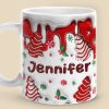 Hot Cocoa Warm Hearts - Family Personalized Custom 3D Inflated Effect Printed Mug - Christmas Gift For Family Members Hot Cocoa Warm Hearts - Family Personalized Custom 3D Inflated Effect Printed Mug - Christmas Gift For Family Members